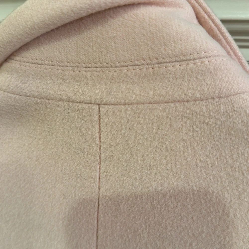 Louden Made in Canada Pink Wool & Cashmere jacket One button front Size 12 - Picture 10 of 10